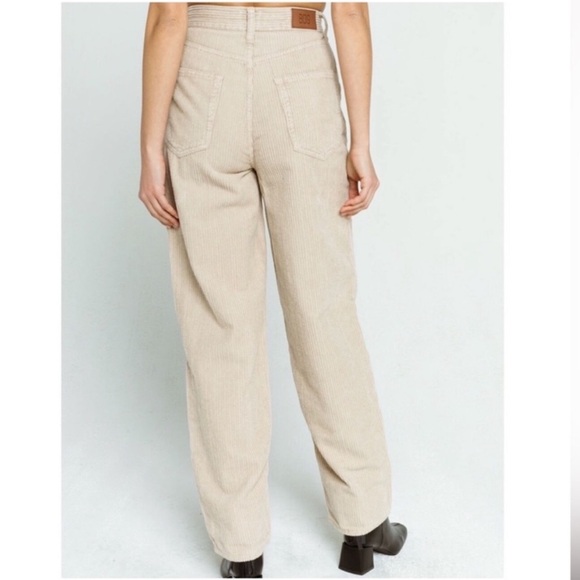 BDG Urban Outfitters UO High Waisted Baggy Beige Corduroy Pant - Picture 12 of 12